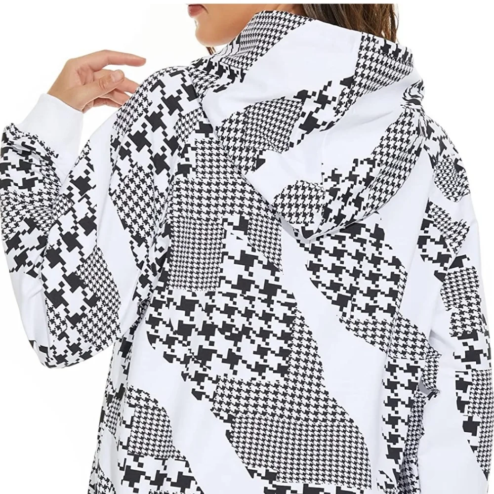 Womens Hoodies Pullover Drawstring Hoodie Winter Fall Pullover Long Sleeve - Picture 2 of 4
